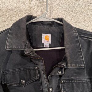 Vintage Black Denim Carhartt Jacket
